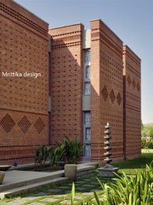 Decorative block and natural air colling system
