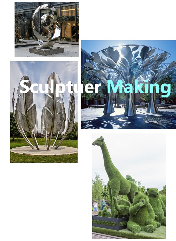 Sculptuer making